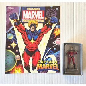 Eaglemoss 1:16‎ Classic Marvel Figurine w/Book: Captain Marvel #164